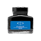 Tinta Para Caneta Tinteiro Parker Azul Real Lavável 30ml