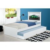 Cama Bibox Solteiro Carro Verde Veloz