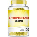 L-triptofano 250mg Com 120 Cápsulas Síntese De Serotonina