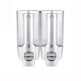 Dispenser Duplo Gel Shampoo Sabonete Liquido Alcool Shopping Hotel