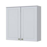 Armário Aéreo Henn 2 Portas 80cm Mdf Americanas Branco