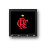 Porta Chaves Flamengo campeão moldura preta