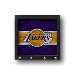 Porta Chaves Los Angeles Lakers moldura preta