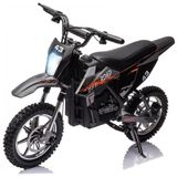 Moto Elétrica Infantil Off Road A Bateria 36v Com Farol Led, Assento De Couro, Atinge 24 Km, H, Shininglove, Preta