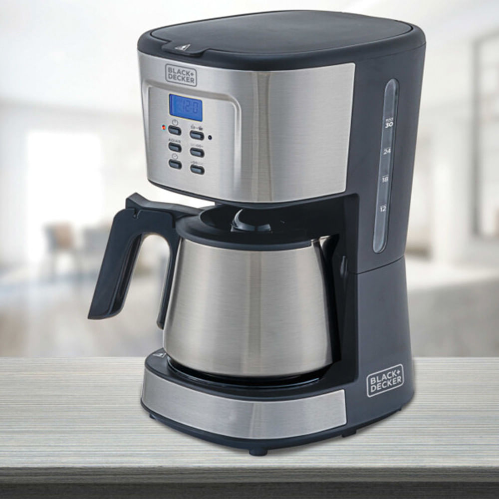 Cafeteira Elétrica Black & Decker Gourmand Gris Inox 110v - Cm300g-br