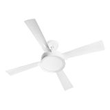 Ventilador De Teto Venti-delta Magnífico Led 4 Pás Branco 3000k Luz Amarela - 220v - Único