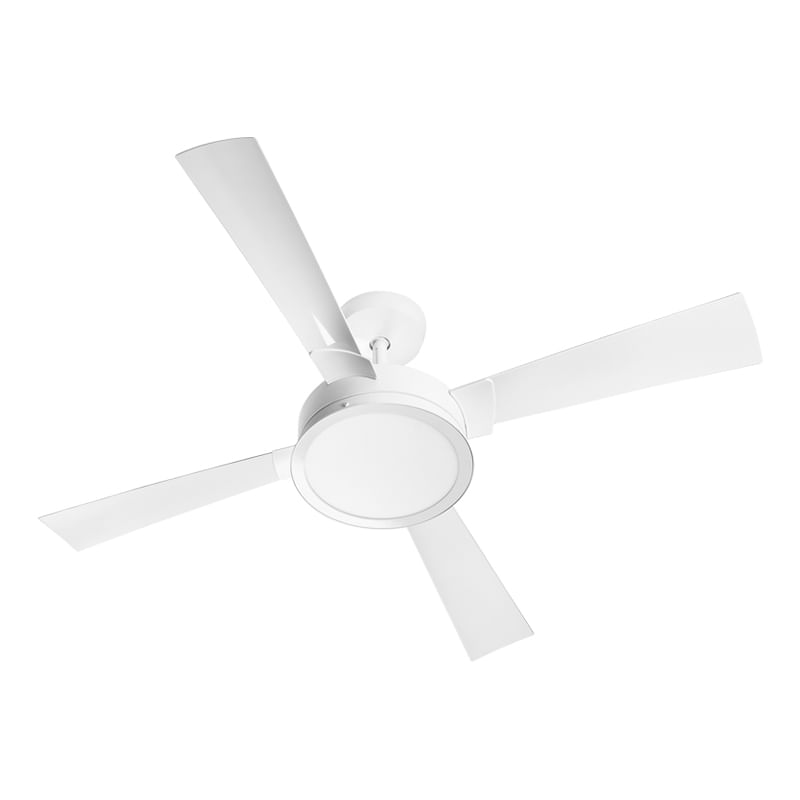 Ventilador De Teto Venti-delta Magnífico Led 4 Pás Branco 3000k Luz Amarela - 220v - Único