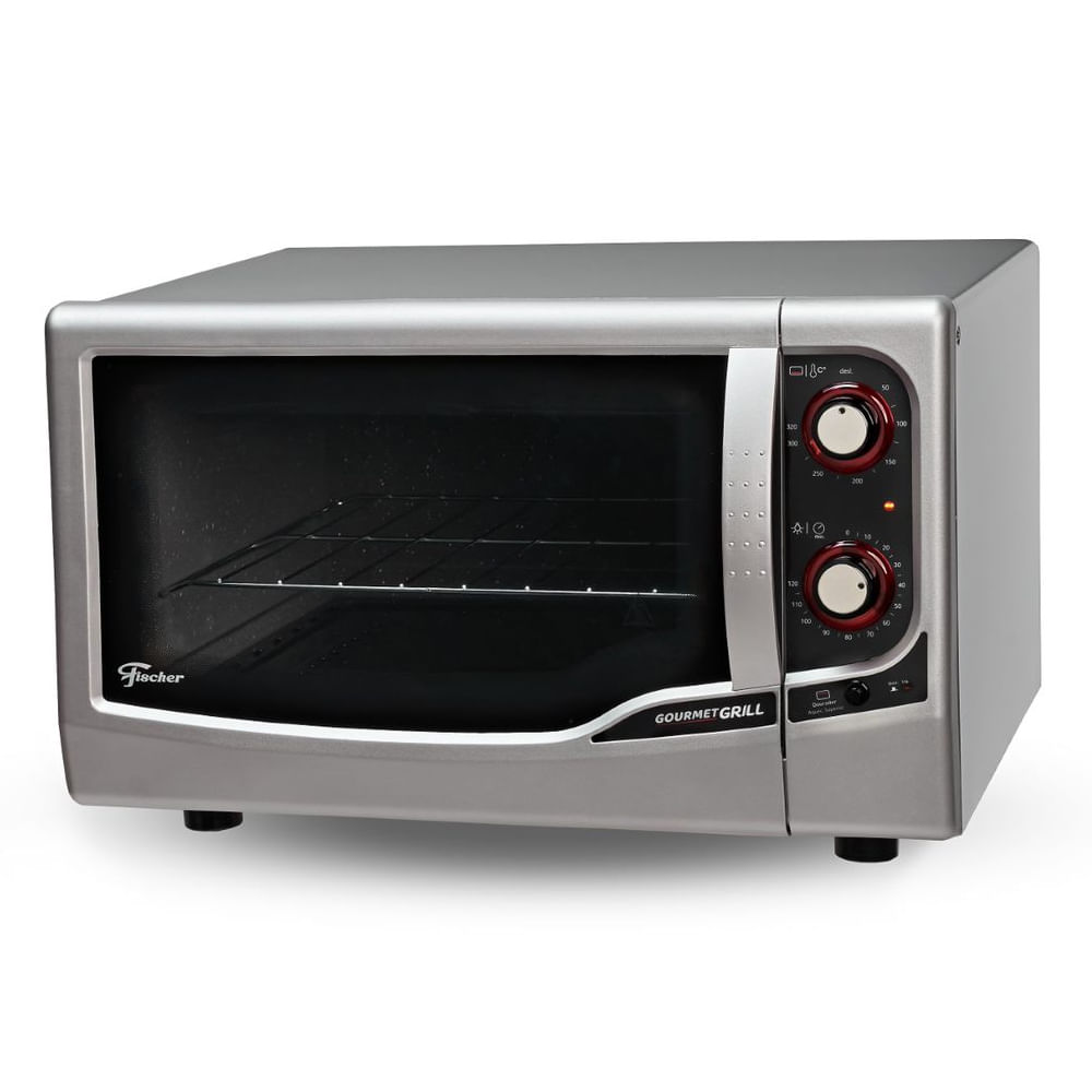 Forno Elétrico De Bancada Fischer Gourmet Grill 44l Prata - 127v - Único