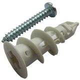 Bucha Parafuso De Auto Atar Em Nylon P/ Drywall 40 Peças