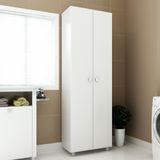 Armário Lavanderia Multiuso Com 2 Portas Cr30000 Branco