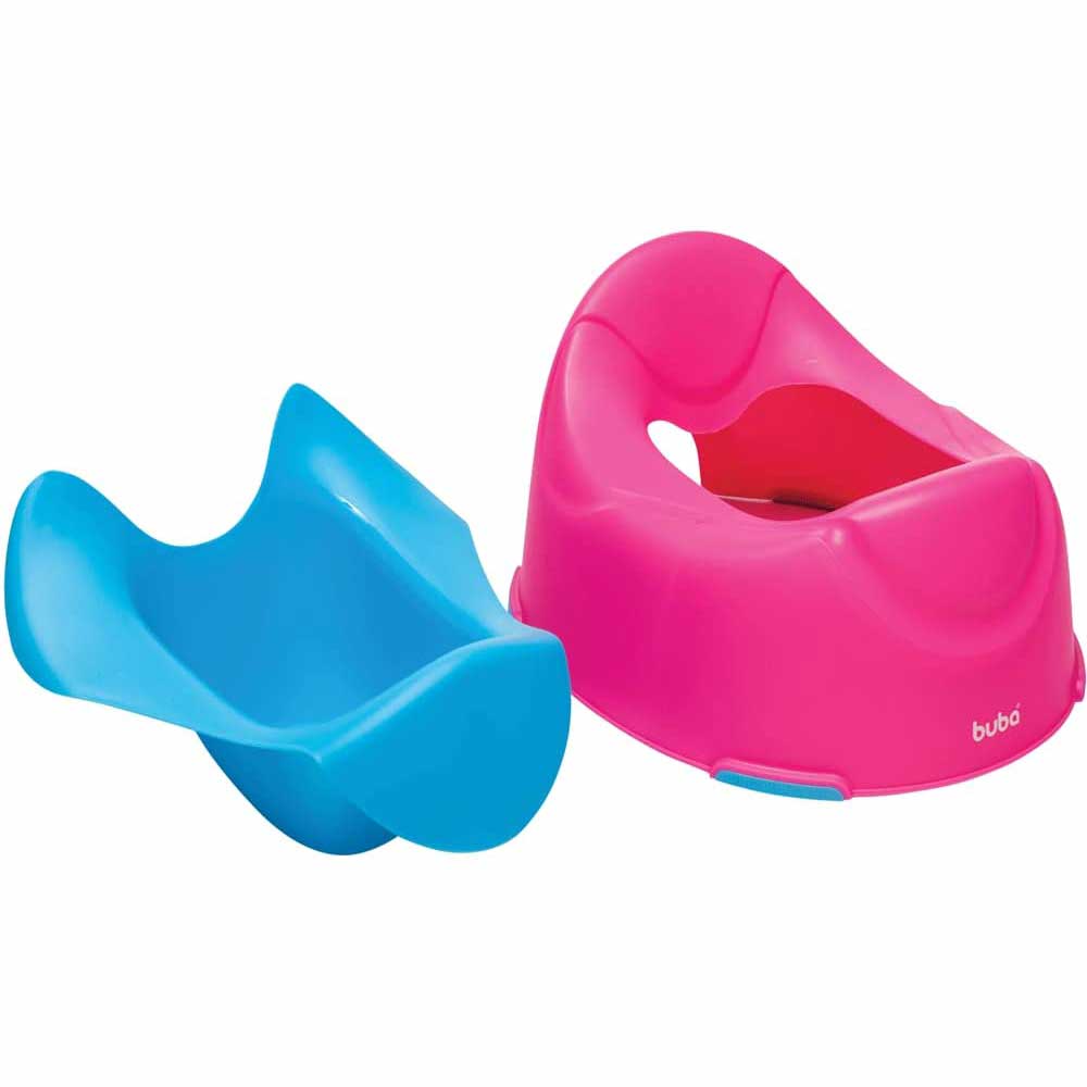 Troninho Infantil Penico Com Recipiente Removivel Rosa E Azul Buba