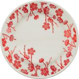 Prato Sobremesa Donna Jardim Oriental Oxford Cerâmica 19cm