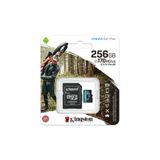 Cartão De Memória Micro Sdxc 256gb 4k Kingston Sdcg3/256gb