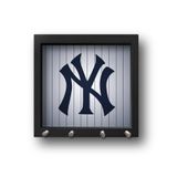 Porta Chaves New York Yankees moldura preta