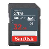 Cartão Memória SDHC 32GB Ultra 100MBs Sandisk