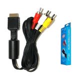50 Cabo Av Rca Áudio E Vídeo Playstation 1 2 3 Ps1 Ps2 Ps3 A