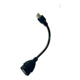 50 Cabo Otg Usb Fêmea Micro Usb V8 Verde 15cm Atacado
