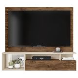 Painel Para Tv Até 55 Polegadas Black Jatobá Off White