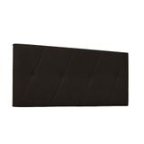 Cabeceira Aquilla Cama Box Casal 140 Cm Corino Marrom