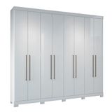 Guarda Roupa Casal 8 Portas Master Vip Branco