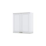 Armário Aéreo 02 Portas 80 Cm Americana Henn Branco Hp