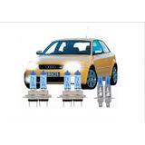 Kit Lâmpada Super Branca Audi A3 1997 A 2006 Techone H7 H1