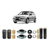 4 Kit Batente Coxim Dianteiro Traseiro Celta 2001 2002 2003