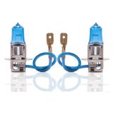 Par De Lâmpada H3 Tech One Super Branca Efeito Xenon 8500k