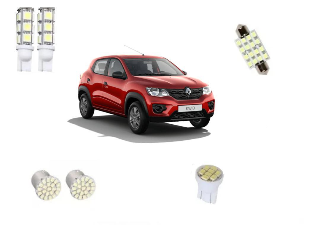 Kit Lâmpadas Led Kwid Farol Teto Placa Ré Envio Imediato - Carrefour
