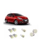 Kit Led Leds Smd Pingo Teto Placa Re Peugeot 208 Oferta