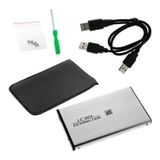 Case Gaveta Hd Externo 2.5 Sata Usb Notebook Pc Slim Hdd Ssd