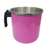 Caneca Leiteira Grande 3 Litros Rosa Pigmentada Docesar