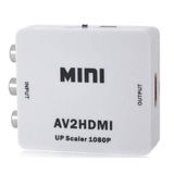 Adaptador Conversor De Av Rca Para Hdmi  Av2hdmi