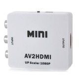 Mini Conversor Adaptador Av2hdmi Av Para Hdmi Rca  Full Hd