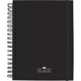 Caderno 01x1 Capa Dura All Black Smart 10div 80f Elas