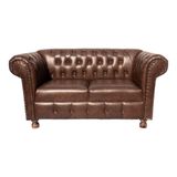 Namoradeira Sofá 2 Lugares Chesterfield Duque Courissimo