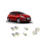 Kit Completo Led Teto Placa Re Peugeot 208 Oferta