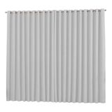 Cortina Para Sala Quarto Tecido Blackout Branco 5,00x2,50