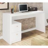 Mesa Para Computador / Escritorio 2 Gavetas Me4130 Branco