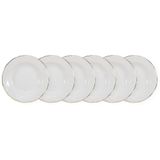 Conjunto De Pratos Fundos 06 Peças Pomerode Ouro Schmidt