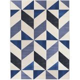Tapete Para Sala Lyre Azul 1,50x2,00 São Carlos