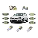 Kit Leds Golf 2011 À 2013 Teto Placa Ré Farolete P. Malas