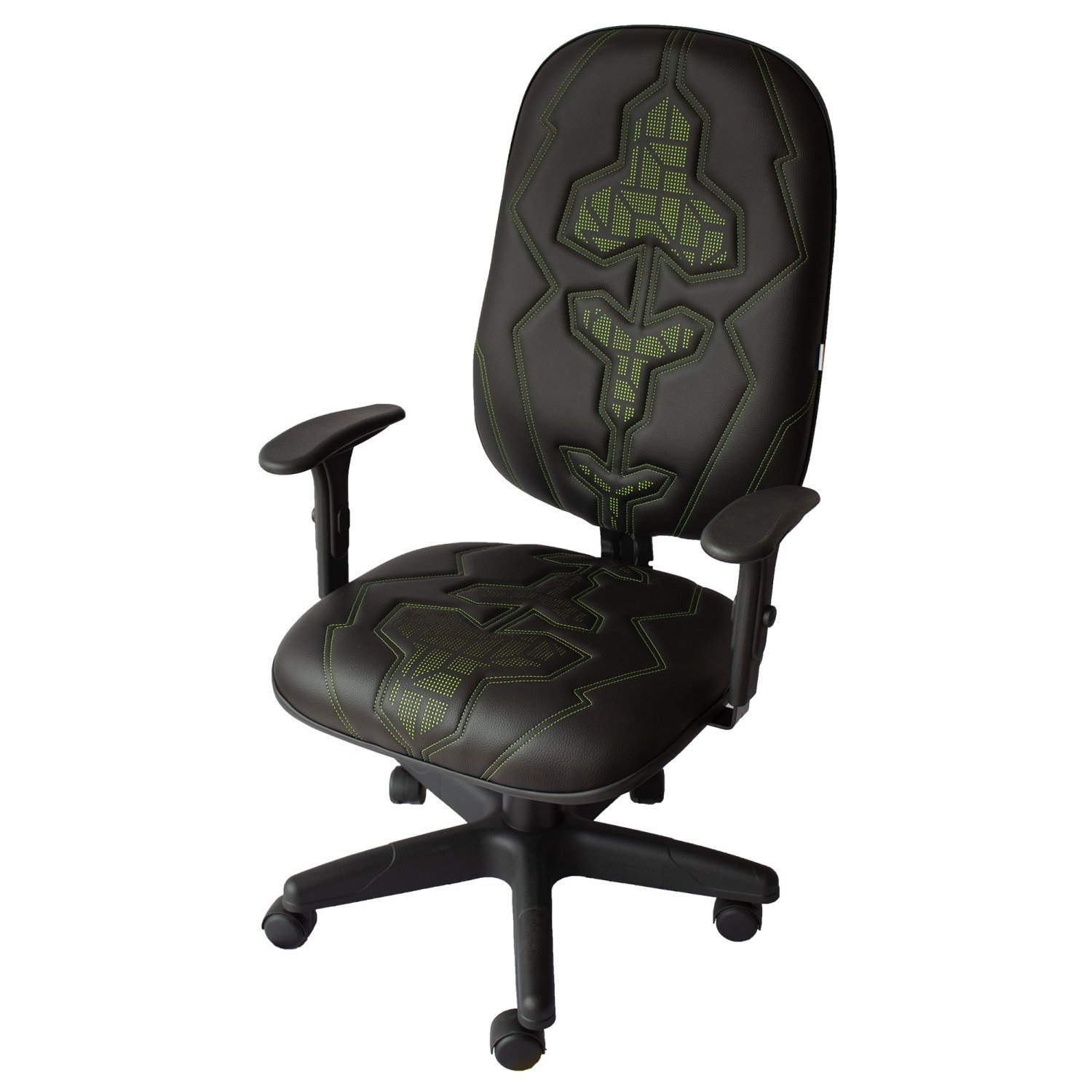 Cadeira Gamer Braço Regulável Tt Efx Gaming Series Costura Verde