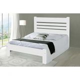 Cama Super King Size Moscou Angelim Pedra/tauari Branco