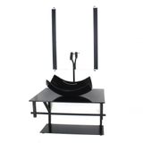 Gabinete De Vidro Para Banheiro 60cm Cuba