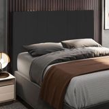 Cabeceira Cama Box Casal 140cm Corino Preto