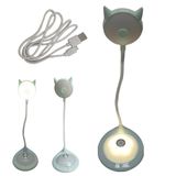 Luminaria Gato Pet Touch Flexivel Abajur