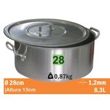 Cacarola Standard Nr 28 8,2l Real 9128
