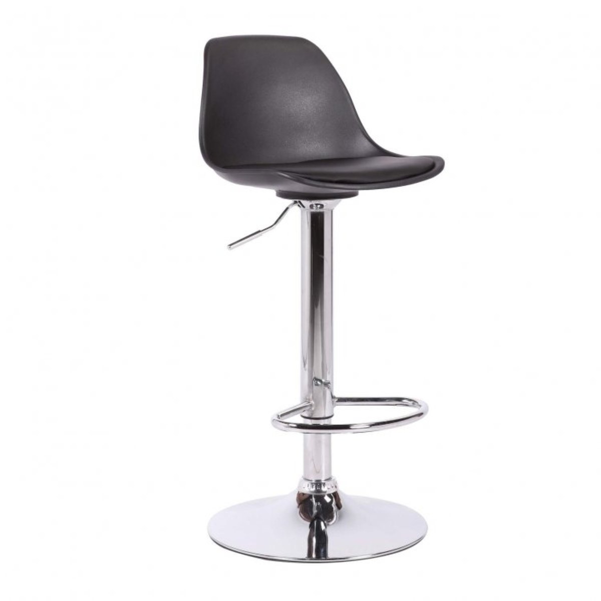 Banqueta Base Disco Luisa Rivatti Preto