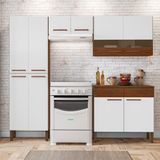 Cozinha Completa Compacta 10 Portas E 2 Gavetas Branco